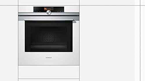 Siemens HM676G0W1 iQ700 Einbau-Elektro-Backofen mit Mikrowelle / Weiß / A+ / activeClean Selbstreinigungs-Automatik / varioSpeed / cookControl Plus vollautomatisches Braten