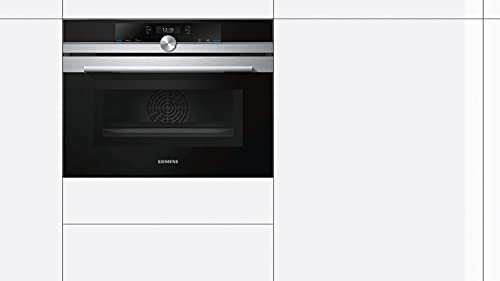 Siemens CM633GBS1 iQ700 Backofen Elektro / 45 L / Edelstahl / Integrierte Mikrowelle / LED-Innenbeleuchtung