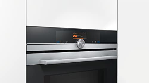 Siemens HM676G0S6 iQ700 Einbau-Elektro-Backofen mit Mikrowelle / Edelstahl / Smart Home kompatibel via Home Connect / activeClean Selbstreinigungs-Automatik / varioSpeed / cookControl Plus