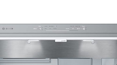 Bosch KFF96PIEP Serie 8 Smarter French Door Kühlschrank, 183 x 90,5 cm, 402 L Kühlen + 171 L Gefrieren, VitaFresh pro 3x längere Frische, NoFrost nie wieder abtauen, Eis- und Wasserspender