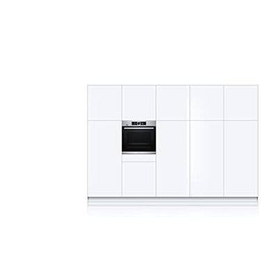 Bosch HBG676ES6 Serie 8 Smarter Einbau-Backofen, 60 x 60cm, Made in Germany, Pyrolyse Selbstreinigung, Bosch Assist Backeinstellung auf Knopfdruck, PerfectBake Backsensor, PerfectRoast Bratthermometer