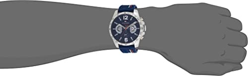 Tommy Hilfiger Unisex Multi Zifferblatt Quarz Uhr mit Silikon Armband 1791476