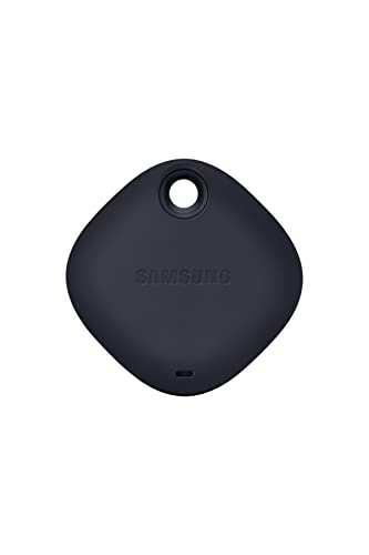 SAMSUNG Galaxy SmartTag 2021 Bluetooth-Tracker und Gegenstandsfinder für Schlüssel, Brieftaschen, Gepäck, Haustiere und mehr (1 Stück), Schwarz