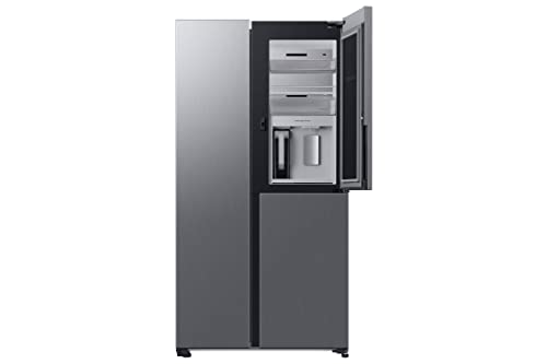 Samsung RH69B8941S9/EG Side-by-Side Kühlschrank, 178 cm, 645 ℓ, Beverage Center, Dual Ice Maker, Metal Cooling, Twin Cooling+, No Frost+, Frischwasseranschluss, Edelstahl Look