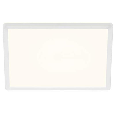 Briloner Leuchten LED Panel, Deckenleuchte, Deckenlampe, inkl. Hintergrundbeleuchtungseffekt, 22 Watt, 3.000 Lumen, 4.000 Kelvin, Weiß, Quadratisch, 42x42cm