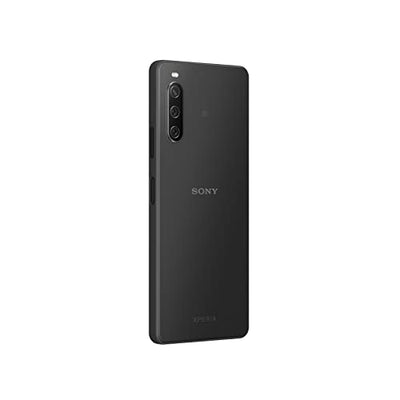 Sony Xperia 10 IV (5G Smartphone, 6 Zoll, OLED-Display , Dreifach-Kamera, 3,5-mm-Audioanschluss, 5.000mAh Akku, Dual SIM hybrid) 24+6 Monate Garantie [Amazon Exklusiv] Schwarz