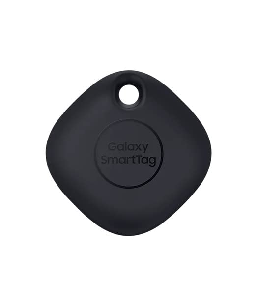 SAMSUNG Galaxy SmartTag 2021 Bluetooth-Tracker und Gegenstandsfinder für Schlüssel, Brieftaschen, Gepäck, Haustiere und mehr (1 Stück), Schwarz