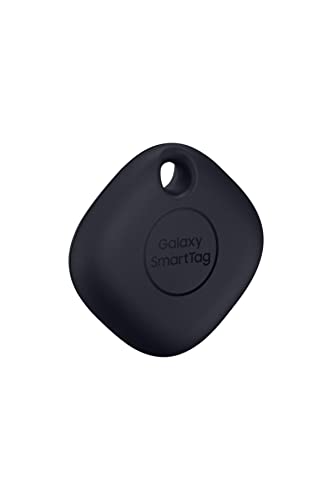 SAMSUNG Galaxy SmartTag 2021 Bluetooth-Tracker und Gegenstandsfinder für Schlüssel, Brieftaschen, Gepäck, Haustiere und mehr (1 Stück), Schwarz