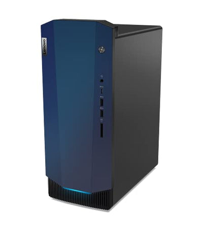 Lenovo IdeaCentre Gaming 5 Desktop-PC (AMD Ryzen 5 5600G, 16GB RAM, 512GB SSD, NVIDIA GeForce GTX 1650 SUPER, WiFi, Windows 11 Home) schwarz inkl. schwarzer Tastatur + Maus