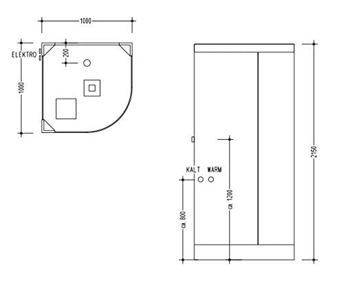 XXL Luxus LED Dampfdusche+Infrarotsauna Kombi Infrarot-Sauna-Wärmekabine +Radio