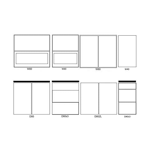 NEU hochwertige Küche 260cm Küchenzeile Sahara MDF Sonoma, montiert