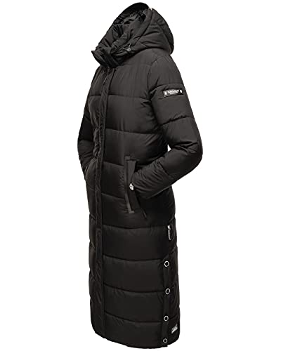 Navahoo Damen Winter Jacke Stepp Mantel B872 [B872-Isal-Schwarz-Gr.M]