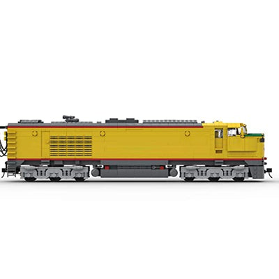 HIDEDE Technik Lokomotive Zug Bausteine, 4204 Teile Retro Zug Union Pacific 8500 GTEL MOC-106723 Modellbausatz Kompatibel mit Lego Technic Creator, 132.8 x 8 x 12.8cm