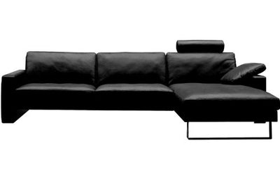 moebelhome Ecksofa, Leder Sofa Garnitur Milano-V6, Wohnlandschaft