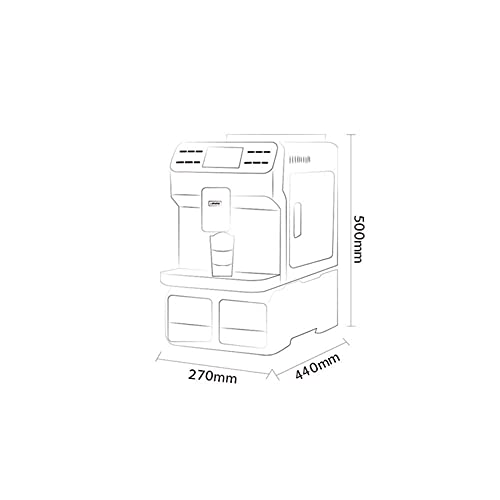 ROM One-Touch-Kaffeevollautomat, Heim-Espressomaschine, Gewerbliches Büro für eine Vielzahl von Anlässen, Weiß