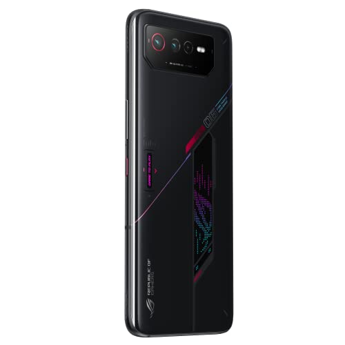 Asus ROG Phone 6 5G Smartphone (16+512GB, 6,78" FullHD+ 165Hz AMOLED Display, Snapdragon™ 8+ Gen1, Triple Kamera 50MP, 6000mAh Akku), Phantom Black