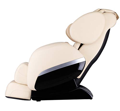 Home Deluxe - Massagesessel Siesta Beige V2 - inkl. komplettem Zubehör I Massagestuhl Relaxsessel mit Wärmefunktion