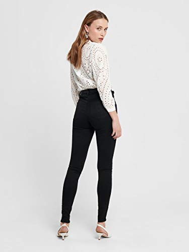 ONLY Damen Onlroyal High Sk Pim600 Noos Jeans, Schwarz, L 32L EU