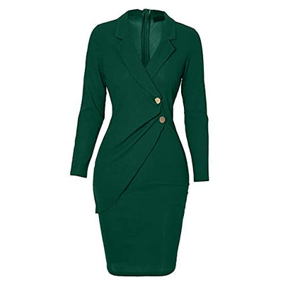 Damen Spitzenkleid Partykleid Minikleid Kurzarm Swing Mini Festliches Vintage Trompetenärmel Hexenkleid All-Match Fashion Winter Kleider Green S, Armeegrün, XL