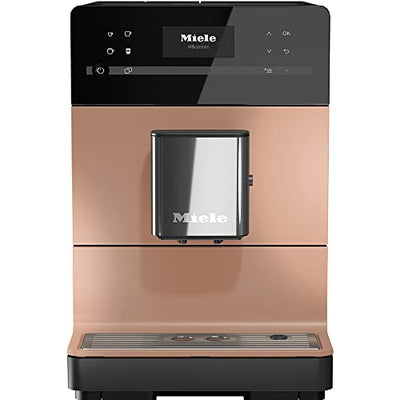 Miele CM 5510 Silence Kaffeevollautomat – Mit OneTouch for Two, AromaticSystem, Kannenfunktion, 2 Genießerprofilen, Reinigungsprogrammen u. v. m. – Roségold PearlFinish