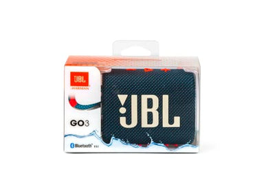 JBL GO 3 kleine Bluetooth Box in Blau und Pink – Wasserfester, tragbarer Lautsprecher für unterwegs – Bis zu 5h Wiedergabezeit mit nur einer Akkuladung