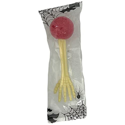 3 Tüten Halloween Süßigkeiten Süßwaren, Halloween-Candy einzeln verpackt als gruseliges Mitgebsel (Creepy Tasty Bones Lollipops, 3x80g)