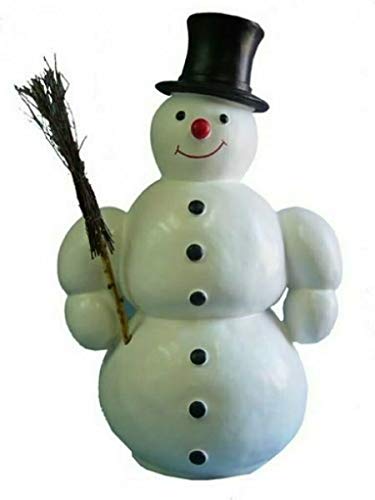 XXL Premium Schneemann 130cm hoch Garten Deko Weihnachtsdeko Xmas