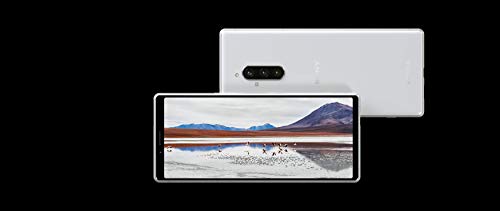 Sony Xperia 1 Smartphone Bundle (16,5 cm (6,5 Zoll) OLED Display, Dual-SIM, 128 GB Speicher, 6 GB RAM, Android 9.0) Weiß + gratis 64 GB Speicherkarte [Exklusiv bei Amazon] – Deutsche Version