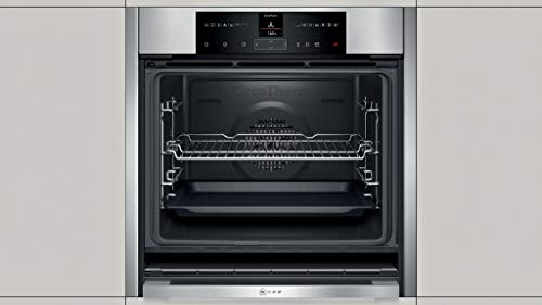 NEFF B55VR22N0 Einbau-Backofen N70 / 60 cm / 71 l / Edelstahl / A+ / Slide&Hide / VarioSteam / Pyrolyse / 12 Betriebsarten