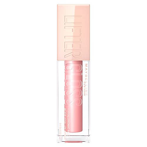 Maybelline New York Glänzender Lipgloss für voller wirkende Lippen, Feuchtigkeitsspendend, Mit Hyaluronsäure, Lifter Gloss, Farbe: Nr. 006 Reef (Rosa), 1 x 5,4 ml