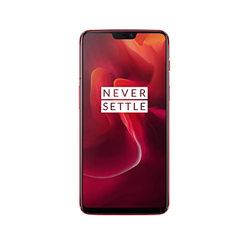 OnePlus 6 Smartphone (15,95 cm (6,28 Zoll) 19:9 Touch-Display, 128 GB interner Speicher, Android 8.1 Oreo/Oxygen OS 5.1), Rot