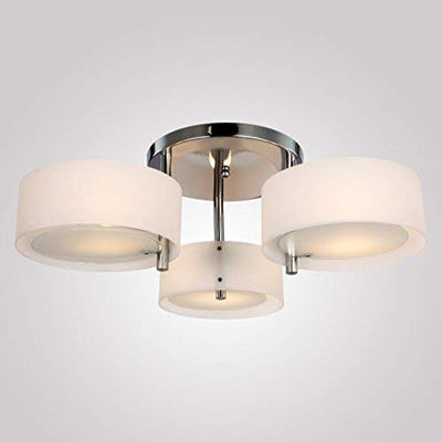 Saint Mossi 3 Light kronuchter modern,Deckenleuchte mit Acryl,Lampen für Schlafzimmer,Wohnzimmer,Esszimmer,H23cm x D64cm