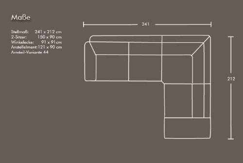 Leder-Sofa, Couch Ecksofa Milano, Eckcouch, Sofagarnitur Wohnlandschaft mit Armteil-Funktion, NEU