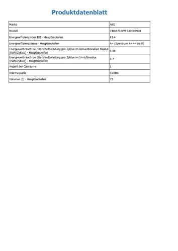 AEG CIB6470APM 60 cm Standherd mit Induktions-Kochfeld / Hob²Hood / Pyrolyse – Selbstreinigung / SoftClosing / Touch-Bedienung / Grillfunktion / Display mit Uhr / Kindersicherung / A+