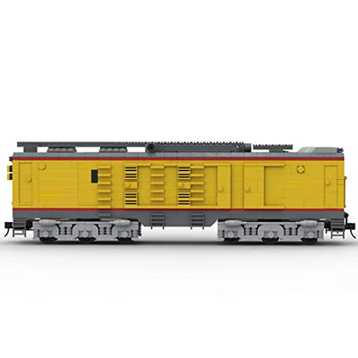 HIDEDE Technik Lokomotive Zug Bausteine, 4204 Teile Retro Zug Union Pacific 8500 GTEL MOC-106723 Modellbausatz Kompatibel mit Lego Technic Creator, 132.8 x 8 x 12.8cm