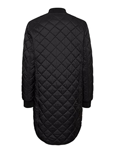 VERO MODA Damen Vmhayle Ss20 3/4 Noos Quilted Jacket, Schwarz, XL EU