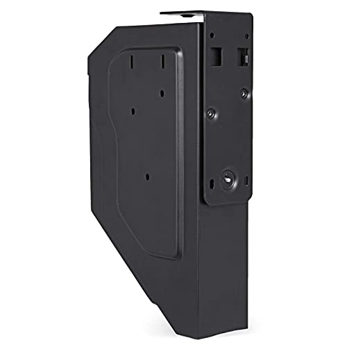 BananaB Stahl Security Gun Box mit Fingerabdruck und Schlüssel tragbare Gun Box Safe 4 X AA-Batterie Waffen Tresor für Hause Sicherheit