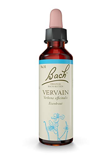 Original Bachblüten Tropfen Nr. 31 Vervain: Energie gezielter einsetzen mit der Bach-Blüte Eisenkraut, 20ml