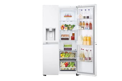 Lg amerikanischer kühlschrank 91cm 635l no-frost weiß gslv70swtf