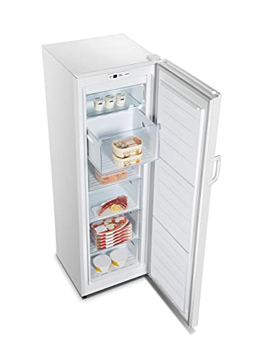 Hisense FV245N4AW2 Gefrierschrank/ TotalNoFrost/ SuperFreeze/ Türalarm/ BigBox/ 169,1 cm/ Gefrierteil 194 l/ 41 dB/ 219 kWh/ Jahr/ Inox-Look, Weiß