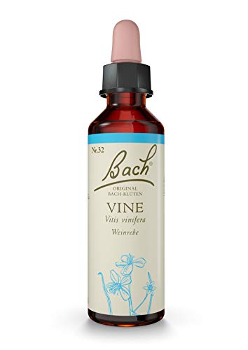 Original Bachblüten Tropfen Nr. 32 Vine: Weniger dominant sein mit der Bach-Blüte Weinrebe, 20ml