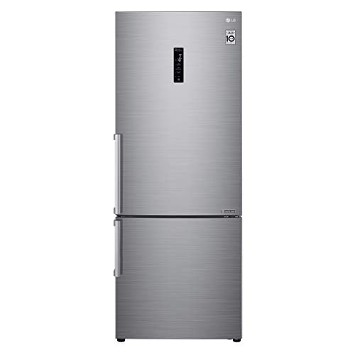 LG GBB567PZCMB1 Kühlschrank Combi 85 m, A++, Fassungsvermögen 374 l mit Wasserspender, Serie 7, Edelstahl Anti-Fingerprint