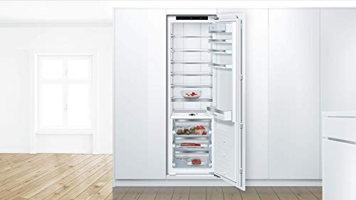 Bosch KIF81PFE0 Serie 8 Einbau-Kühlschrank, 177,5 x 56 cm Nische, 289 L, Flachscharnier, Made in Germany, VitaFresh pro 3x längere Frische, LED-Beleuchtung gleichmäßige Ausleuchtung