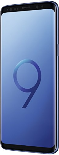 Samsung Galaxy S9 Smartphone (5,8 Zoll Touch-Display, 64GB interner Speicher, Android, Dual SIM) Coral Blue –Andere Version