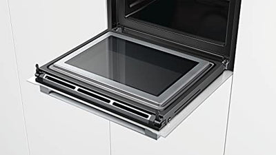 Siemens HM676G0W1 iQ700 Einbau-Elektro-Backofen mit Mikrowelle / Weiß / A+ / activeClean Selbstreinigungs-Automatik / varioSpeed / cookControl Plus vollautomatisches Braten