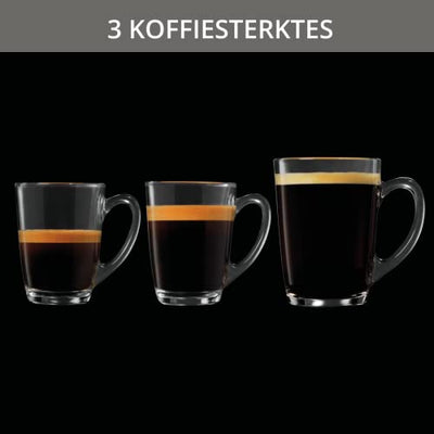 Krups Essential EA810870 Kaffeevollautomat | Espresso und Kaffee | mit CappucinoPlus- Milchdüse | individuell einstellbar | Schnelles Aufheizen | verstellbarer Kaffeeauslauf | Schwarz