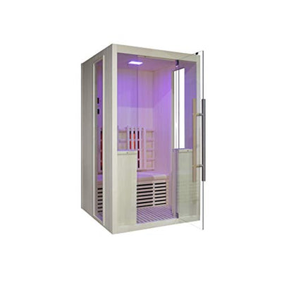 Infrarotkabine WELCON® Easytherm Duo - Massivholz Sauna für zwei Personen - Neuheit - Markteinführungspreis