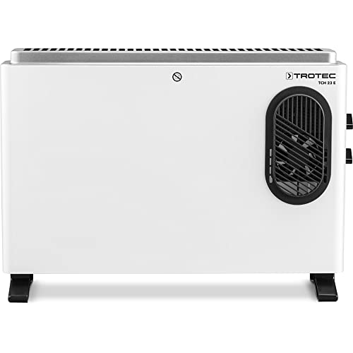 TROTEC Konvektor TCH 23 E | Heizgerät | Heizer | Elektroheizung | Flachheizkörper | 2 Heizstufen (1.000 W / 2.000 W) für saubere, kondensfreie und geruchlose Wärme