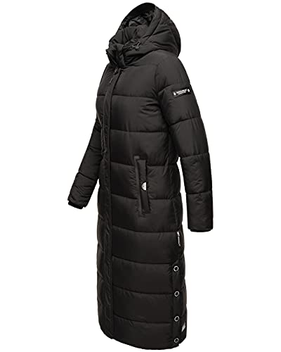 Navahoo Damen Winter Jacke Stepp Mantel B872 [B872-Isal-Schwarz-Gr.M]