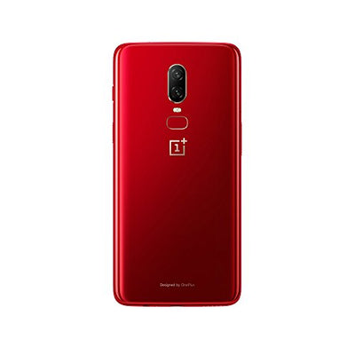 OnePlus 6 Smartphone (15,95 cm (6,28 Zoll) 19:9 Touch-Display, 128 GB interner Speicher, Android 8.1 Oreo/Oxygen OS 5.1), Rot